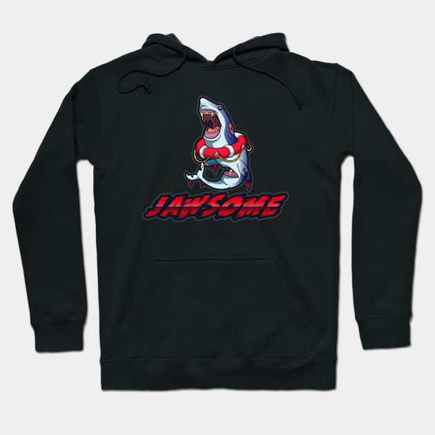 Jawsome Zombie Shark Hoodie by Trendy Black Sheep